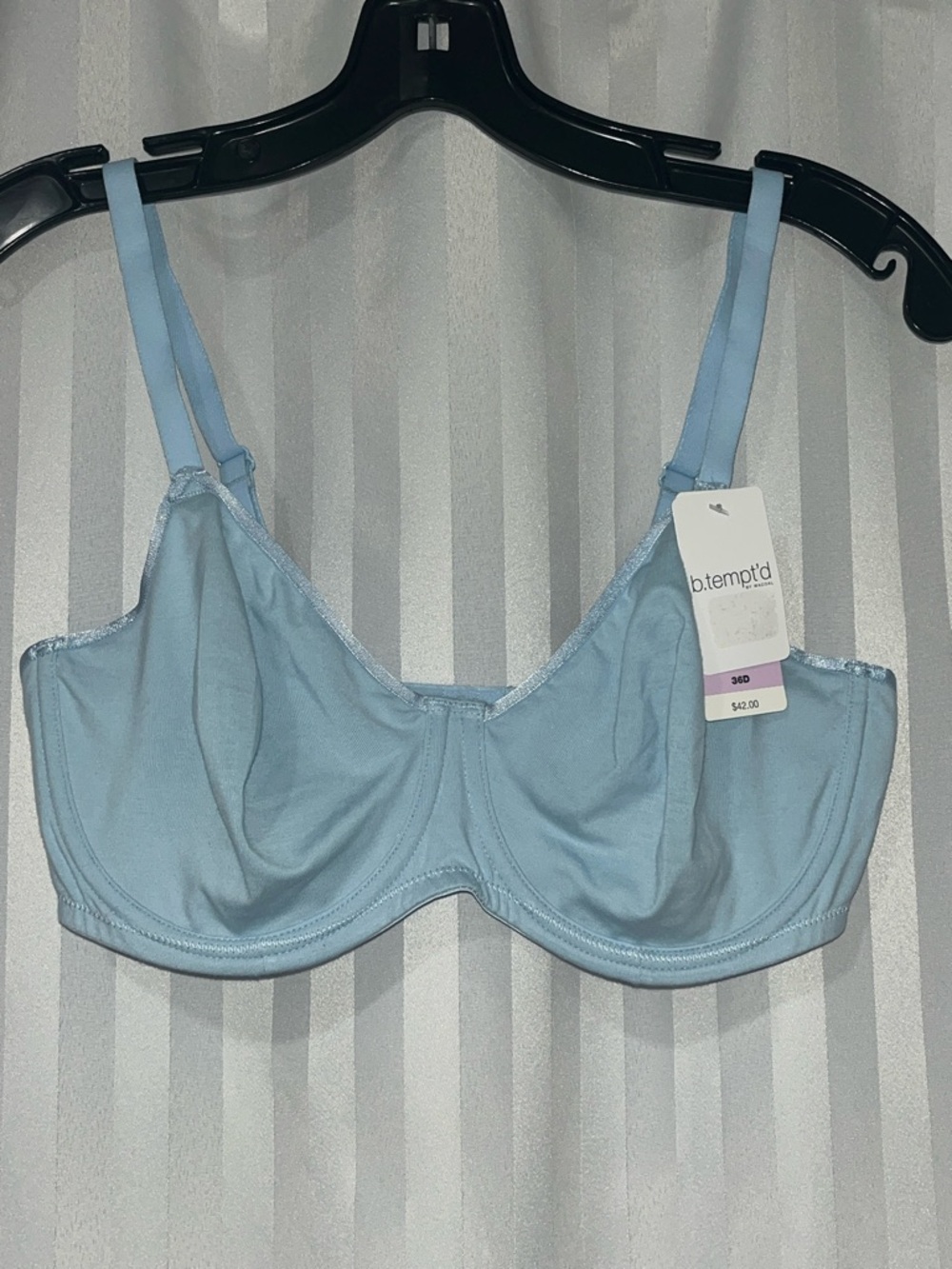 Light Blue Women’s Cotton to a Tee Underwire Bra NWT